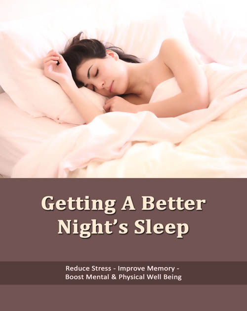 Getting Better Sleep at Night PLR